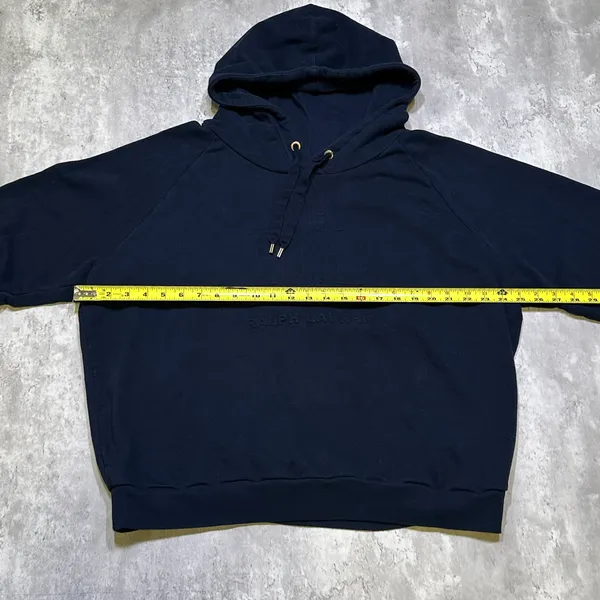 Lauren Ralph Lauren Navy Everyday Hoodie Sweatshirt With Gold Accents - Image 6