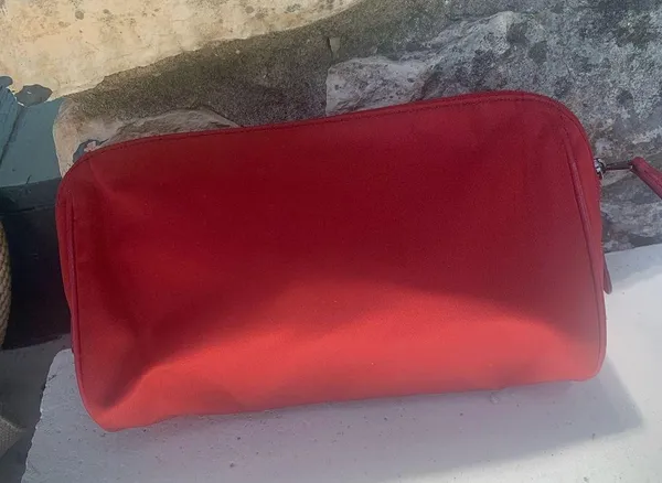 COPY - Coach red nylon cosmetic bag - Image 2