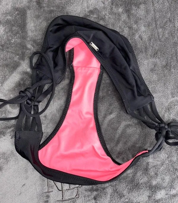 PINK - Victoria's Secret Black Bikini Bottom - Image 5