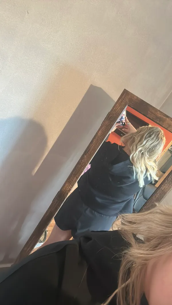 “Work” Crop Sweatshirt - Image 4