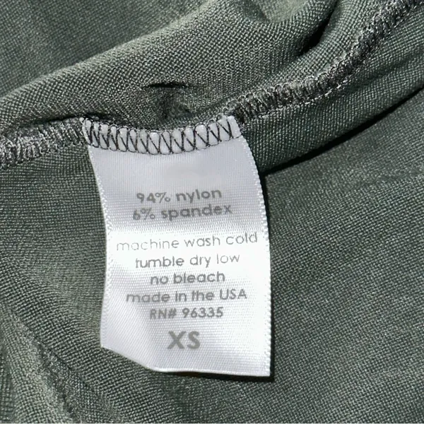 Susana Monaco Women’s Size XS Army Green Flared Sleeve Long Sleeve Top - Image 6