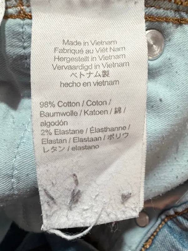 J. Crew 90’s Retro Straight Leg Light Wash Jeans- 28T - Image 7