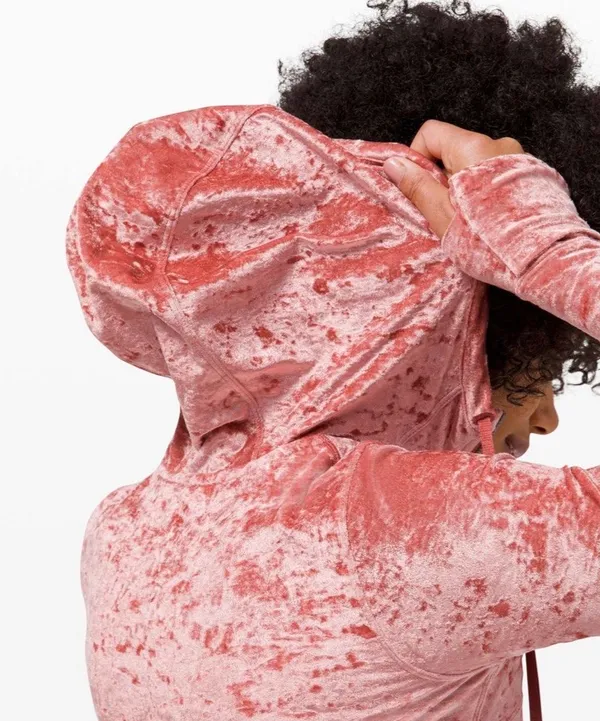 Lululemon Hooded Define Jacket *Crushed Velvet Soft Cranberry 8 - Image 9
