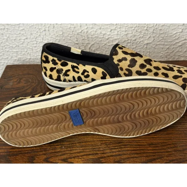 Keds For Kate Spade Women’s calf’s Hair, Leopard Print Fashion Sneakers. Sz 6 - Image 6