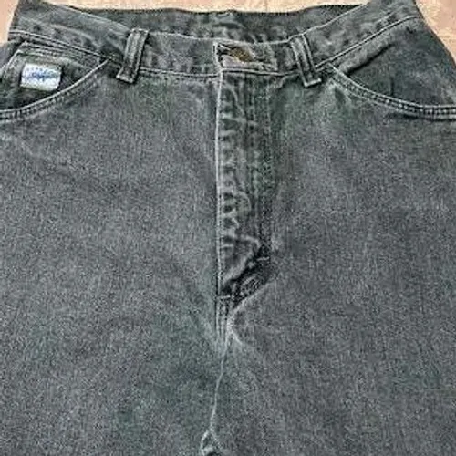 Vintage Wrangler For Women Jeans Women's Green High‎ Waisted Mom Jeans - Image 3