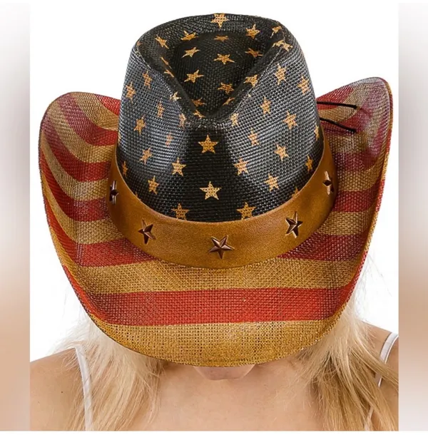 USA Vintage Cowboy Hat - Image 7