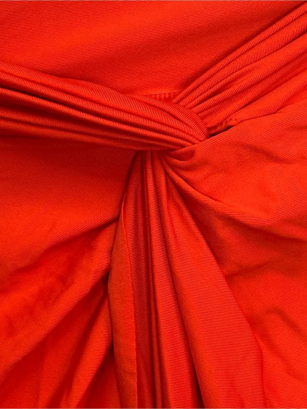 CALIA Twisted Knot Sarong Skirt Small Fresh Red Swim Cover Up NWT - Image 5