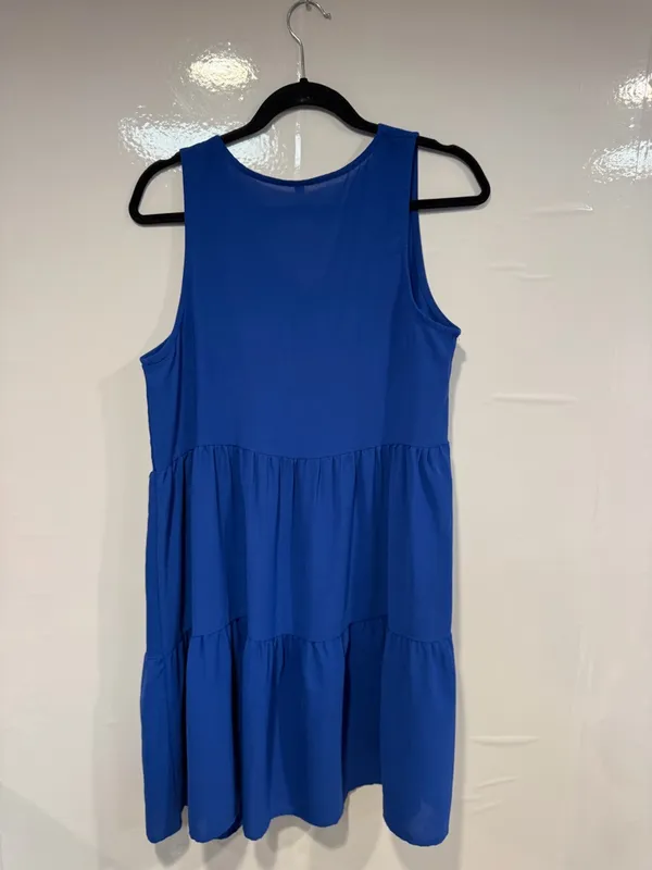 Blue tiered boutique‎ tank top dress - Image 3