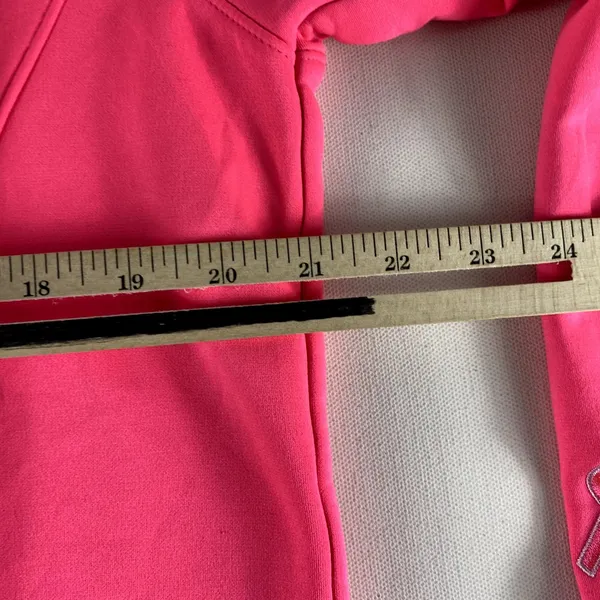 Under Armour Hoodie Womens XS Pink UA‎ Fleece Hooded Sweatshirt Storm Women's - Image 9