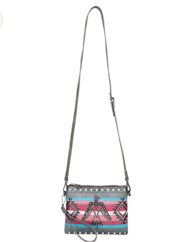 Montana West Aztec Collection Crossbody Clutch - Image 2