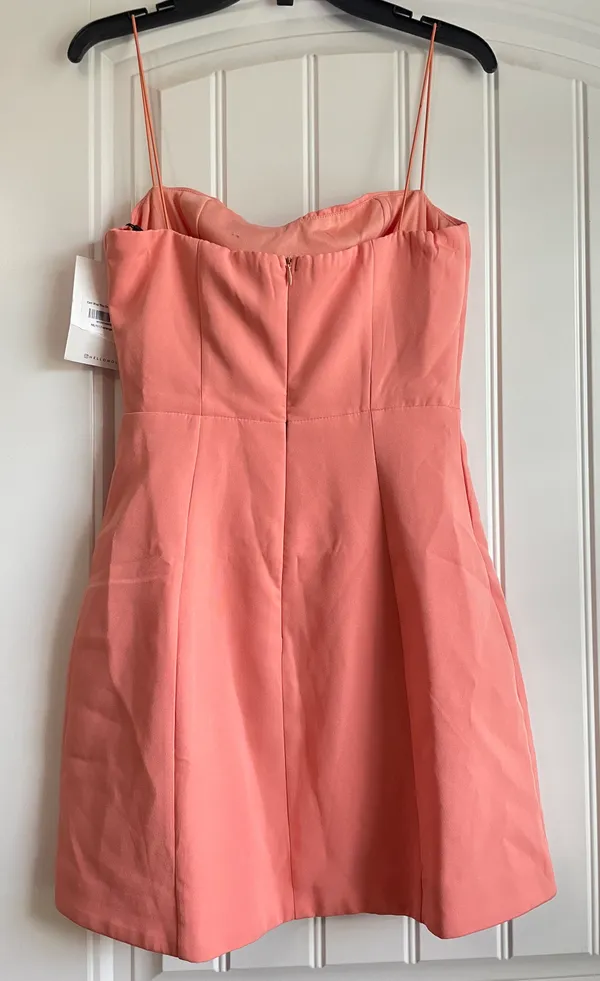 Hello Molly Mini Coral/Pink Dress - Image 2