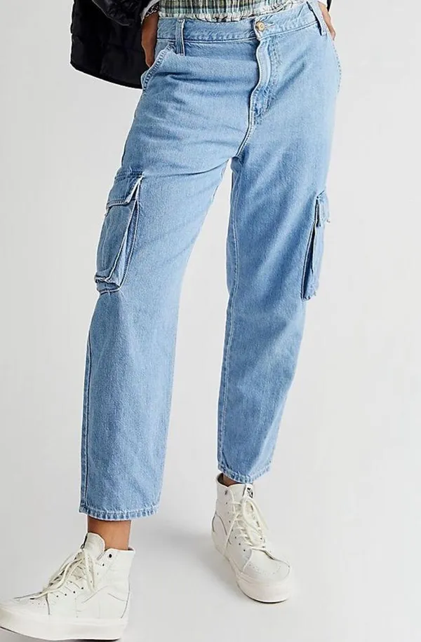 Free People Levis Cargo Jeans Sz 28 - Image 2