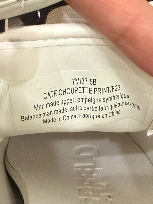 KARL LAGERFELD Cate Choupette Print Black White Women’s Sneakers Size 7M US 37.5 - Image 13