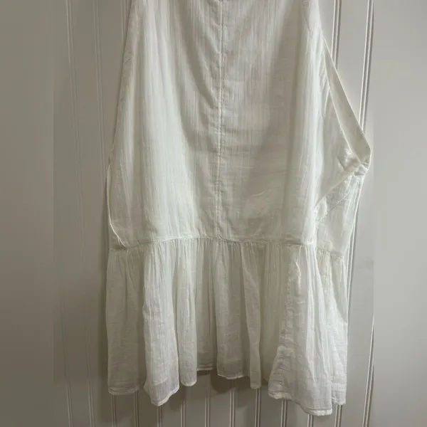 Free People women mini dress,White Sleeveless Size M - Image 8