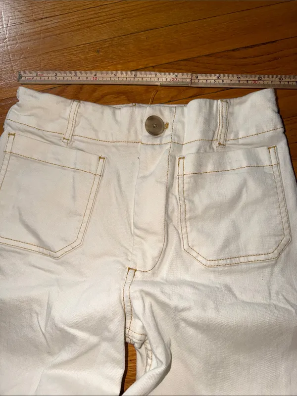 Maeve Anthropologie the Colette White High-Rise Wide Leg Jeans - Image 4