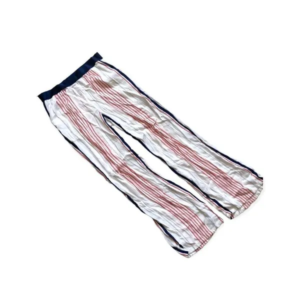 Womens Express Soft Spun Striped Weekender Pallazo Pants - Sx XS - Image 2