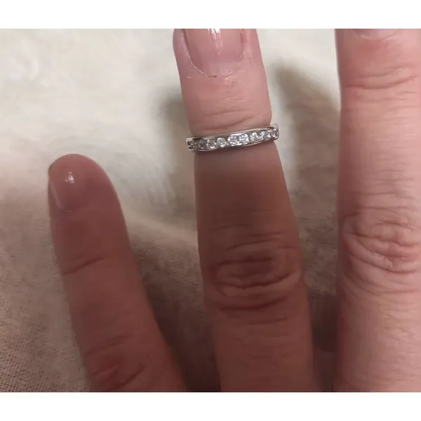 NEW White Gold Filled Adjustable Toe Pinky Midi Finger Simulated‎ Diamond Ring - Image 12