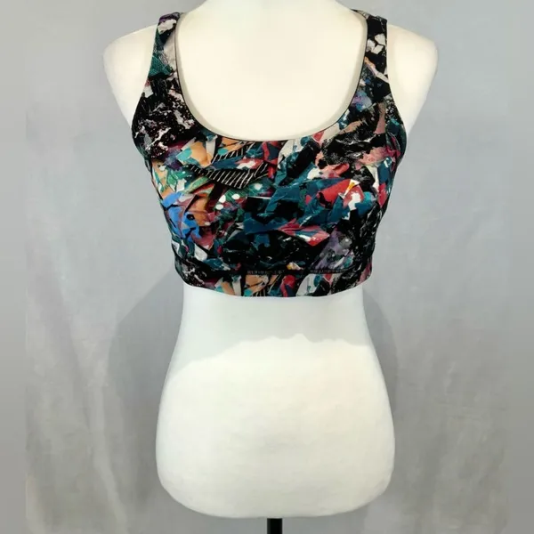 Lululemon Energy active workout bra in crush multi size 10 - Image 5