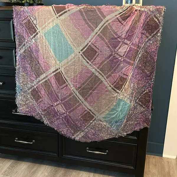 Beautiful vintage wrap Purple - Image 2