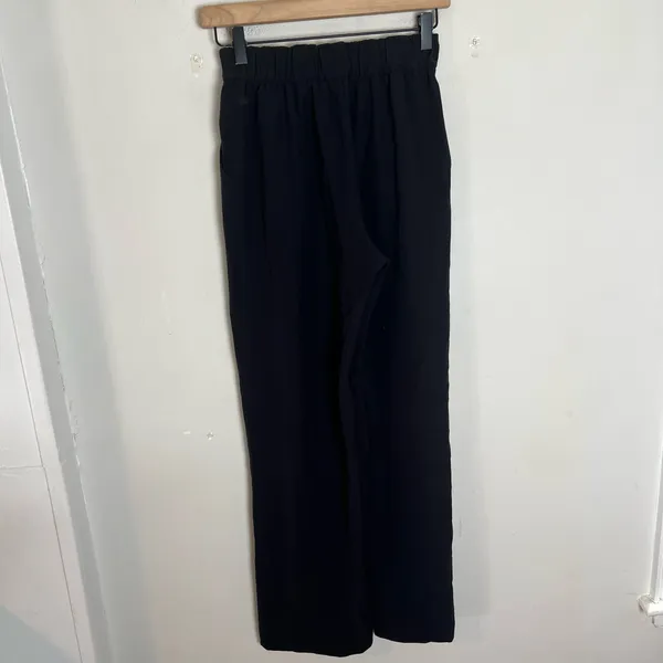 LULULEMON- Noir Pant Woven Black Size 4 - Image 4