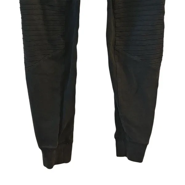 Alo‎ Yoga Women's Urban Moto Sweatpants Black XS Tapered Casual - Image 2