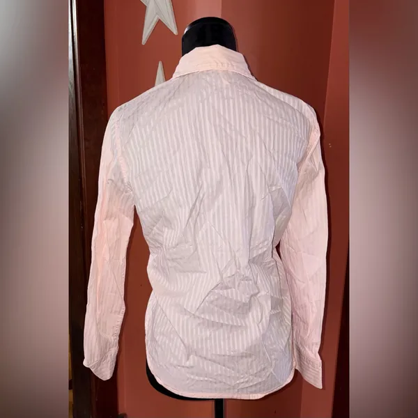 Ralph Lauren Light Pink Striped Pajama Top - Image 2