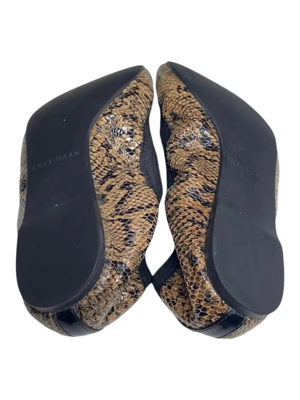 Cole Haan ⌘ Deltona Cap Toe Gore Leather Ballet Flats ⌘ Brown Snakeskin ⌘ 7.5M - Image 13