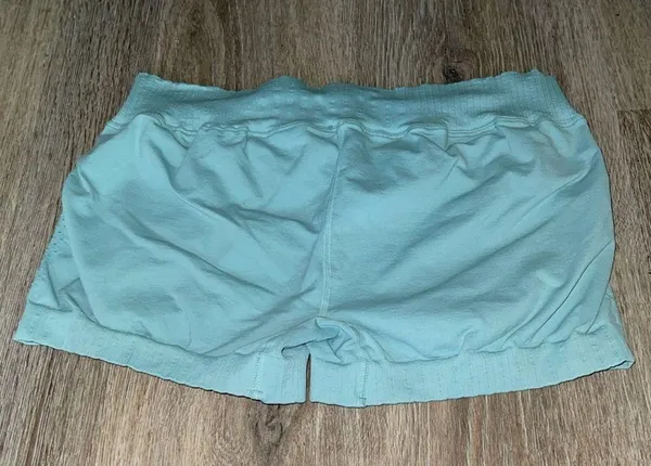 Free People Movement Good Karma Light Blue Short Shorts Size Extra Large - Image 7