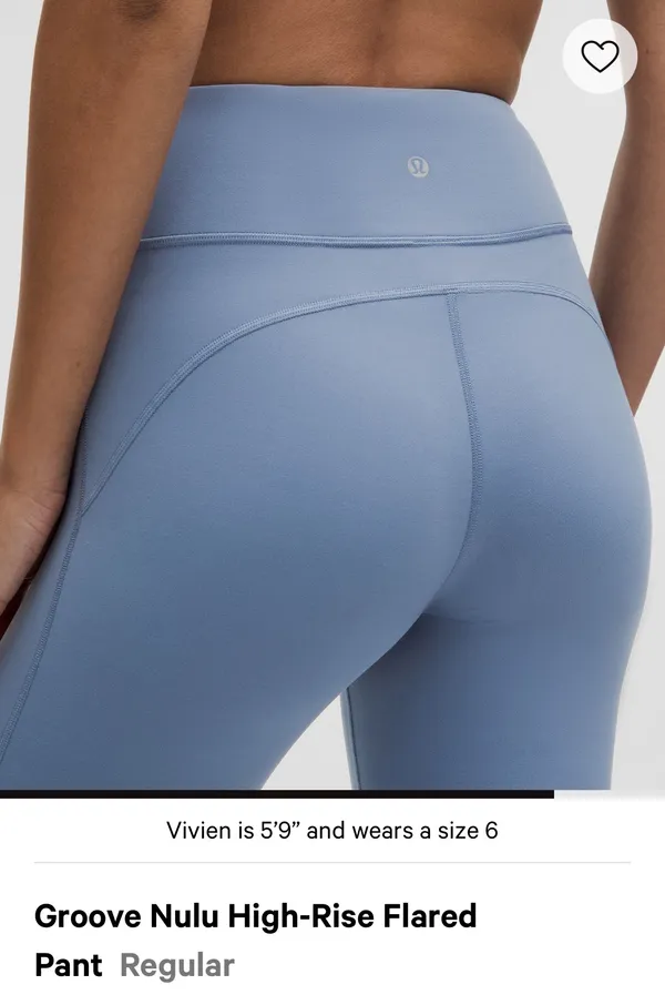 Lululemon Blue Groove Nulu HR Flared pant - Image 2