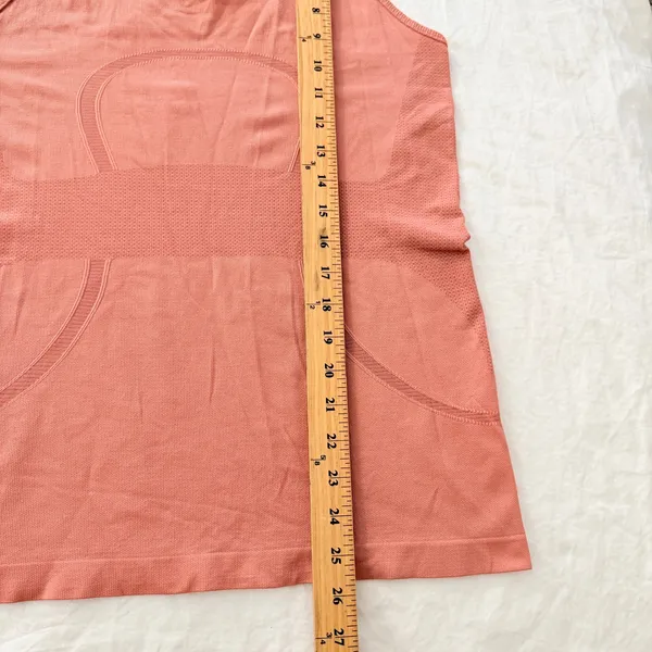 Lululemon Swiftly Tech Racerback Tank Top Womens 8 Pink Rose Clay Mesh‎ Athletic - Image 7