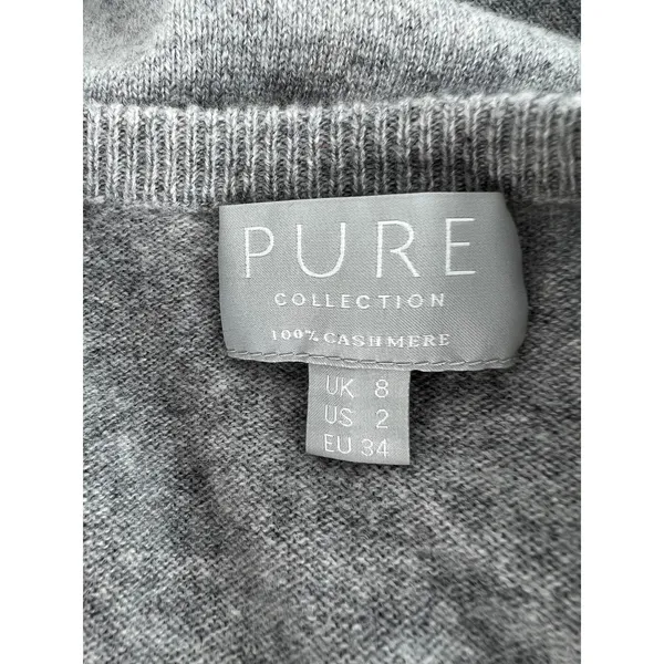 PURE Collection Cashmere Pullover 3/4‎ Sleeve Sweater - Image 9