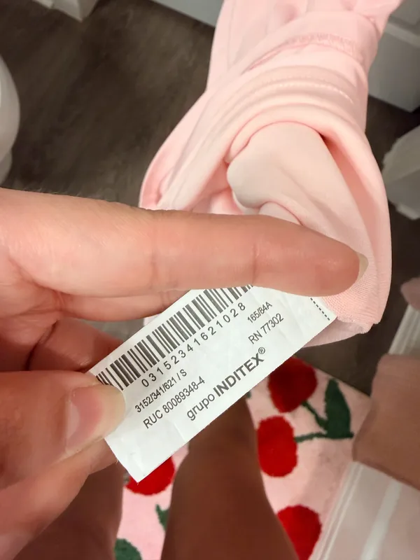 ZARA Pink Ruched Dress Halter - Image 8