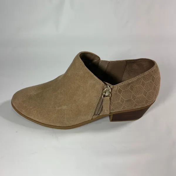 Dr. Scholl's Brief Women's‎ Ankle Booties 8M Taupe Suede Side Zip Memory Foam - Image 7
