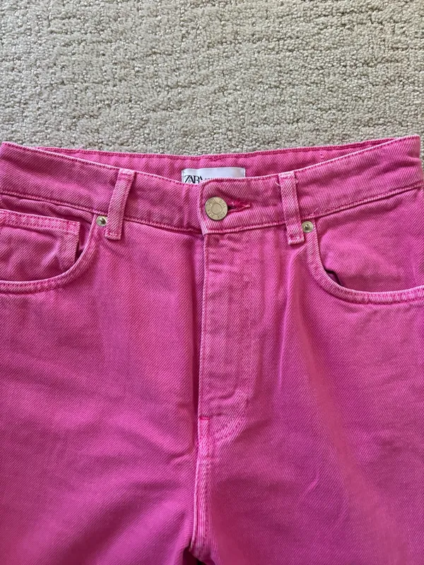 zara pink jeans  - Image 5