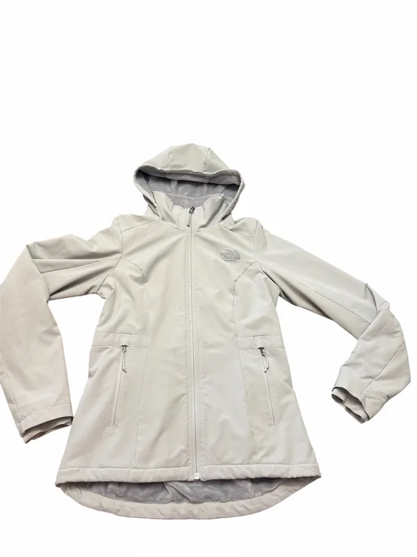 The North Face Shelbe Raschel WindWall Hooded Softshell Jacket Gray Small - Image 2