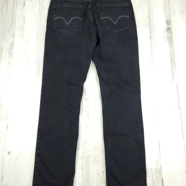 Levi’s Mid Rise Black Skinny Jeans Women’s Size 6S - Image 2