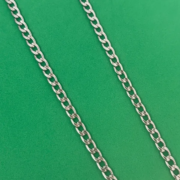 Titanium Steel Link Chain Cross Necklace for Men Women,Unisex Hip Hop Necklace - Image 3