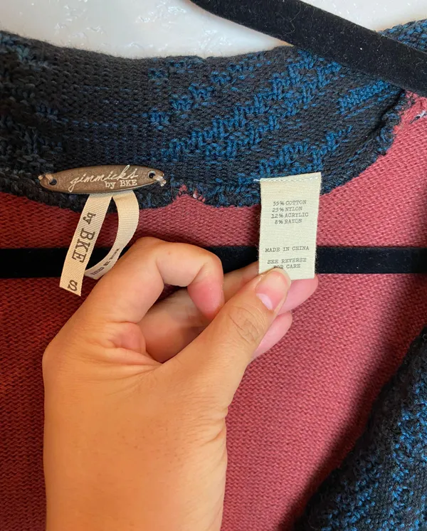 Y2K patchwork longline cardigan - Image 3