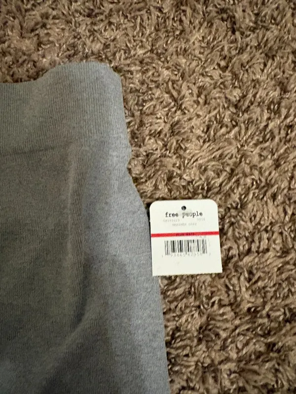 Intimately Free People Bike Short Xtra Small/Small Gray NWOT NEW Nylon Blend - Image 2