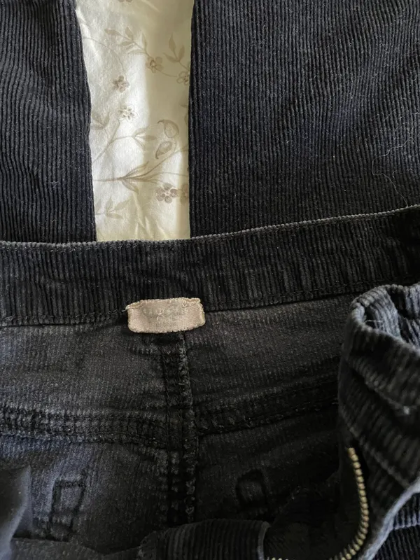 John Galt Black Corduroy Pants - Image 4