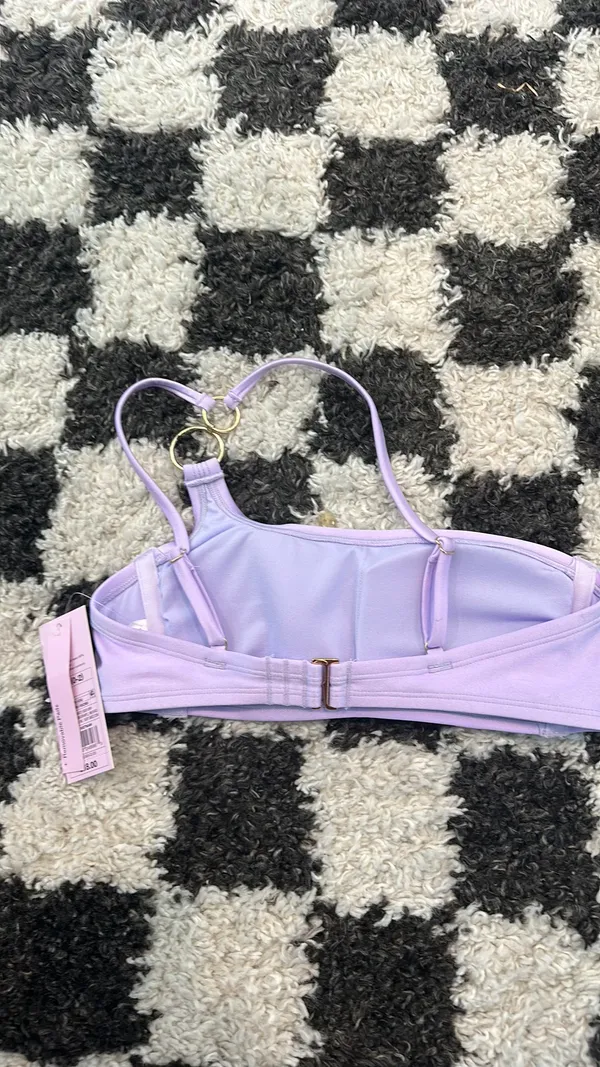 Target Purple One Strap Bikini Top - Image 2