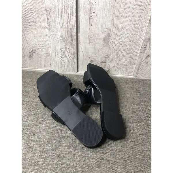Piepiebuy Womens Sandals Size 9.5 Open Toe Flat Slide On Summer Office Beach - Image 6