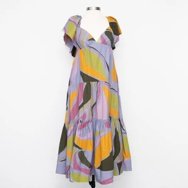 La Ligne Stella Cotton Maxi Dress Large‎ - Image 3