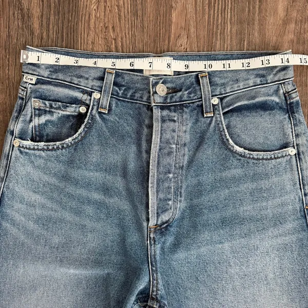 Citizens of Humanity Amari Ultra Wide Leg Jeans in Dweller Size 27 - Image 10
