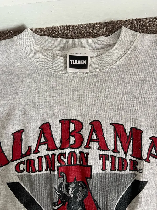 Vintage Crimson Tide Alabama Crewneck - Image 3
