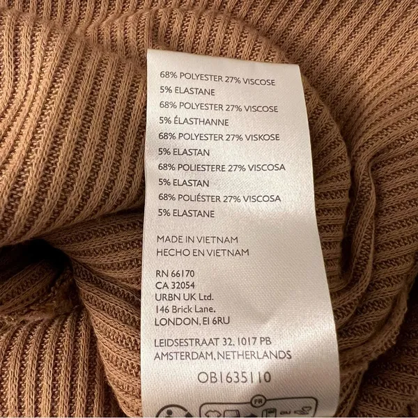 Free People Hold Me Close faux wrap sweater long sleeve ribbed soft stretchy NWT - Image 5