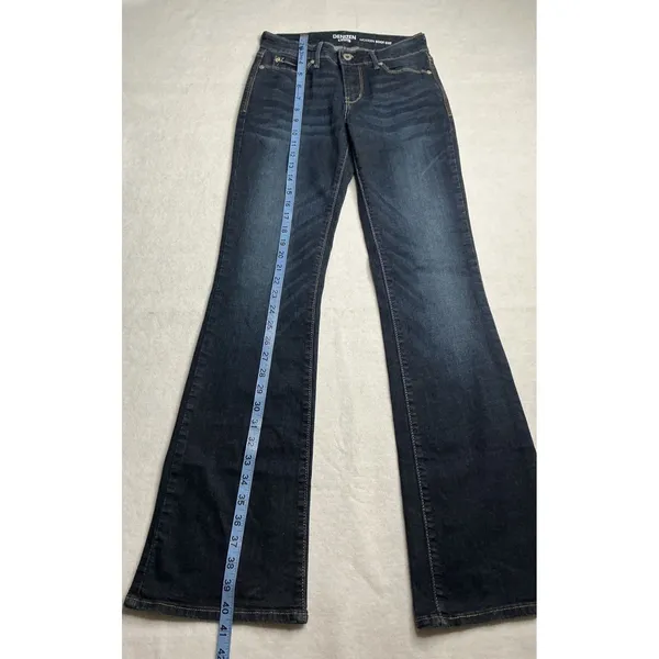 Denizen from Levis Modern Boot Cut Jeans Womens 2M 26x32 Dark Wash Denim Blue - Image 5