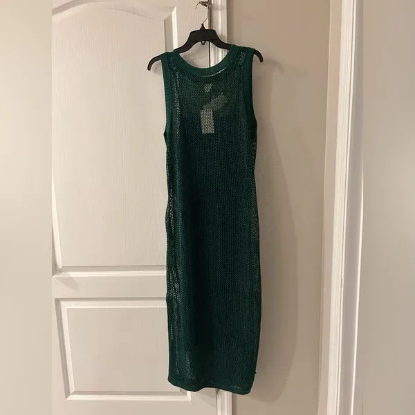 NWT A New Day Midi Tank Dress in Deep Green Size large - Image 2