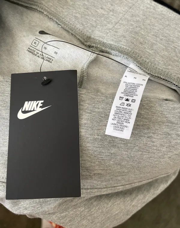 Nike Gray Tight Biker Shorts - Image 3