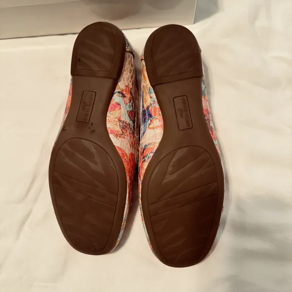 Anne Klein Flex Pink Snakeskin‎ Loafers Women’s 6M silver buckle mocassin flats - Image 6
